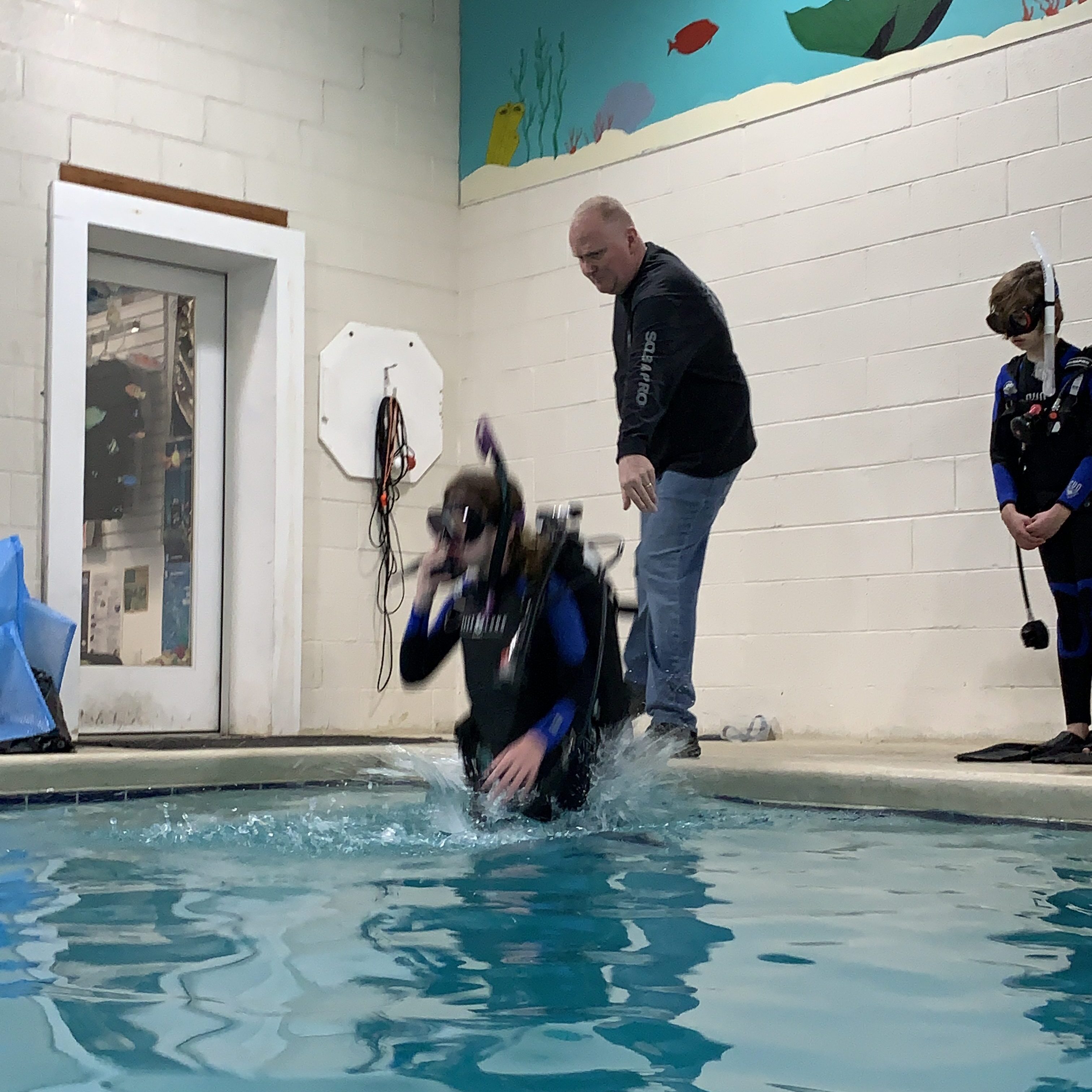 Hailey in Scuba School 2019